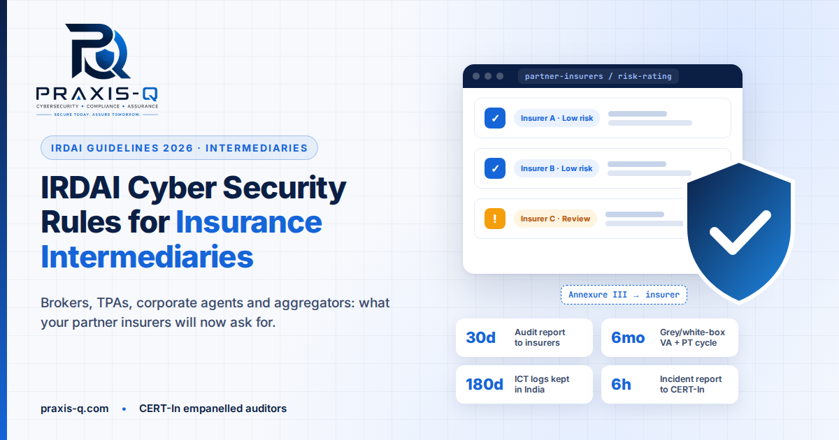 IRDAI Cyber Security Rules for Insurance Intermediaries: 2026 Guide