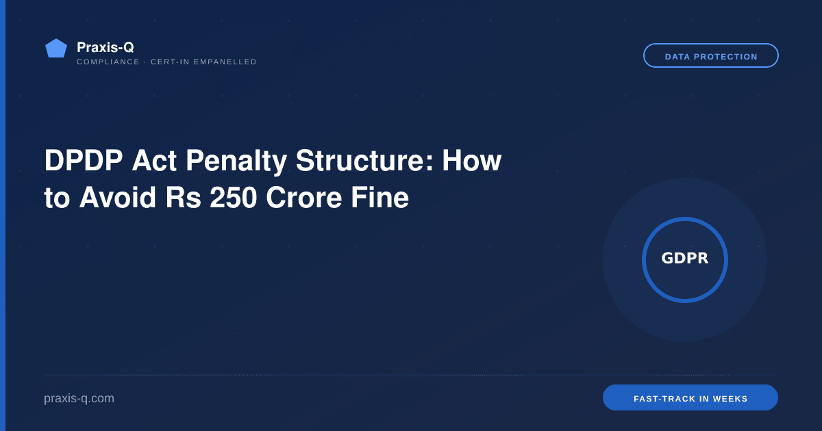 DPDP Act Penalty Structure: How to Avoid Rs 250 Crore Fine